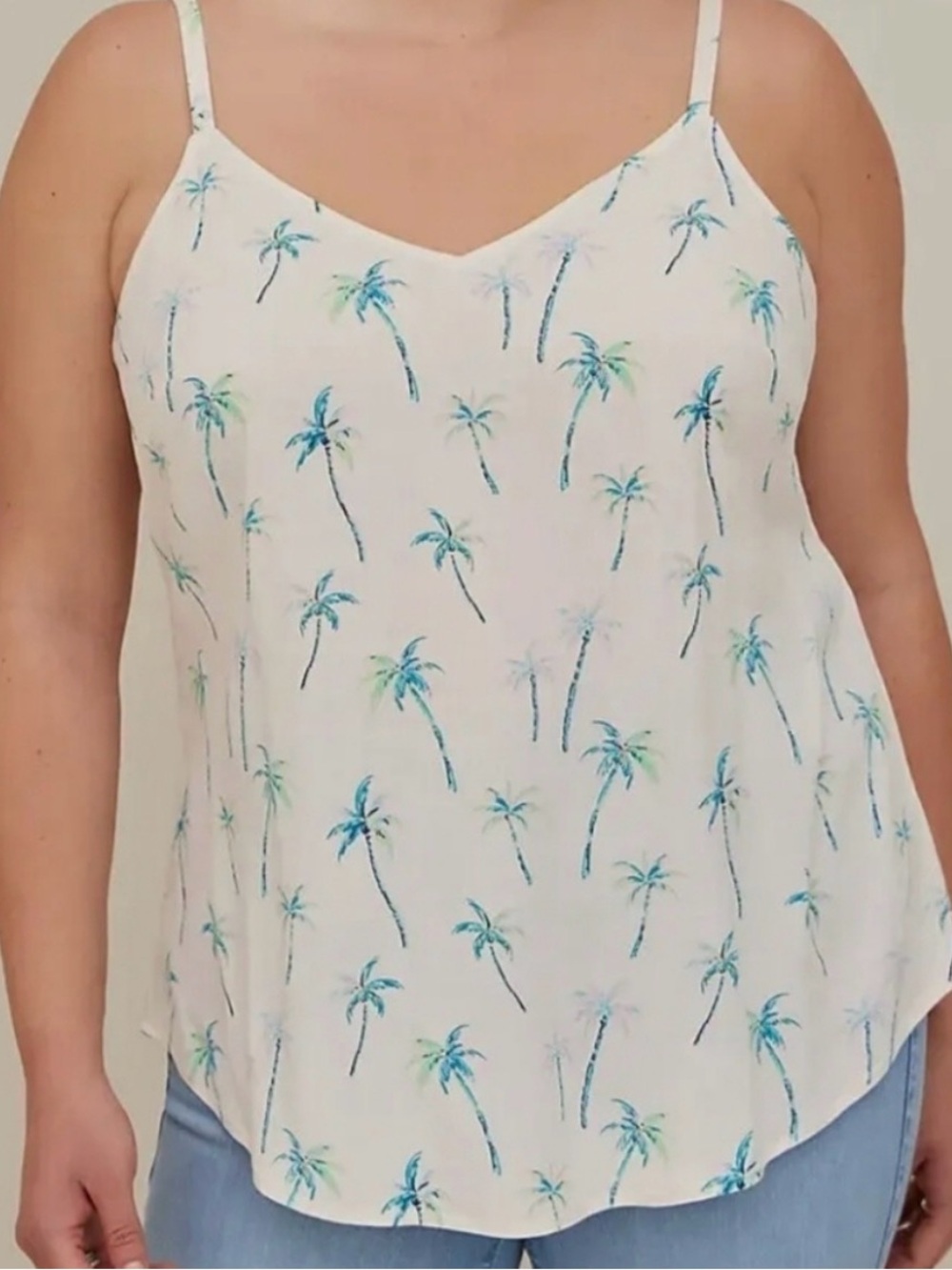 Torrid Palm Tree Print Tank Top